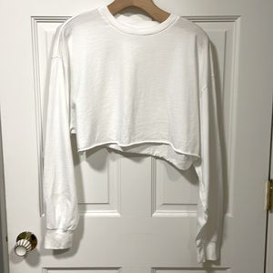 TNA from Aritzia  long sleeve crop tee shirt